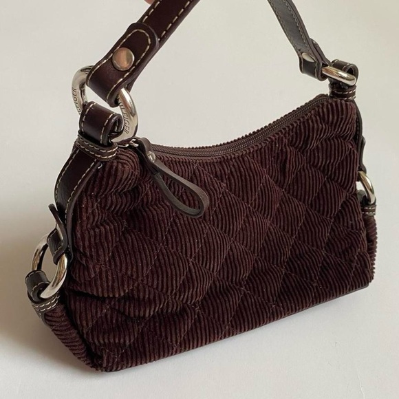 SOLDVintage Y2K brown corduroy shoulder bagSOLD - Picture 3 of 8